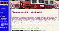 Desktop Screenshot of obtisky.jacek-modely.cz